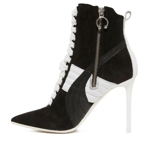 NEW RARE! PUMA Women's x Rihanna Sneaker Booties Heels sz 10 / 11 - Picture 7 of 16